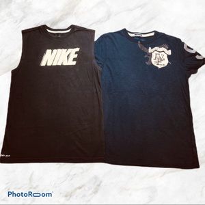 Nike & American Eagle Men’s 2pc Bundle Shirts S